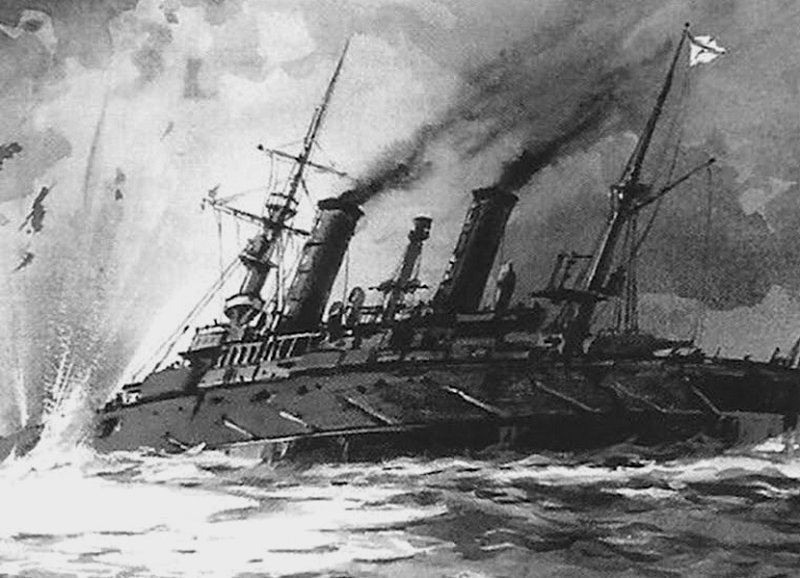 Гибель броненосца «Петропавловск»