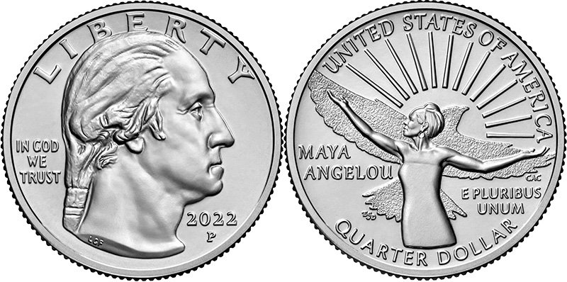 Quarter dollar Maya Angelou