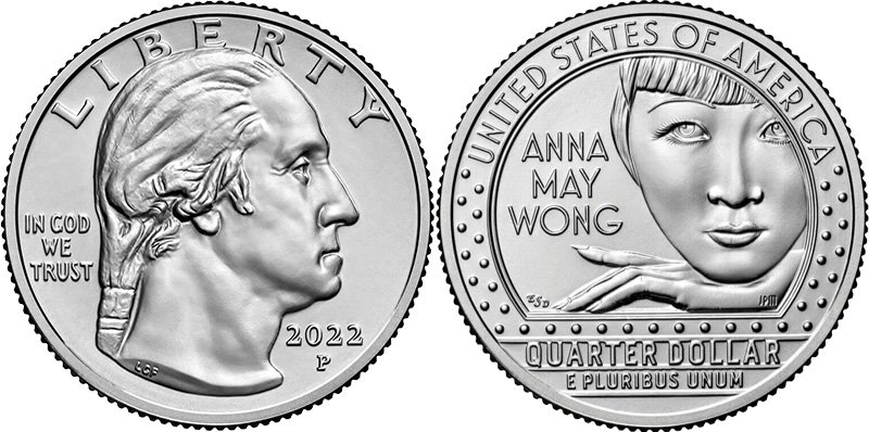 Quarter dollar Anna May Wong