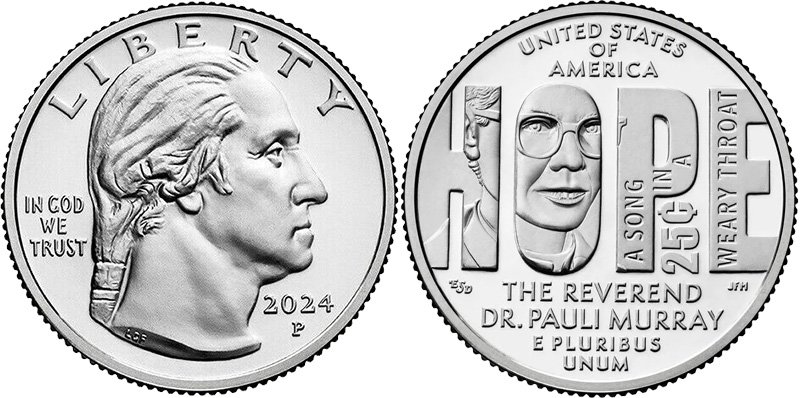 Quarter dollar Pauli Murray