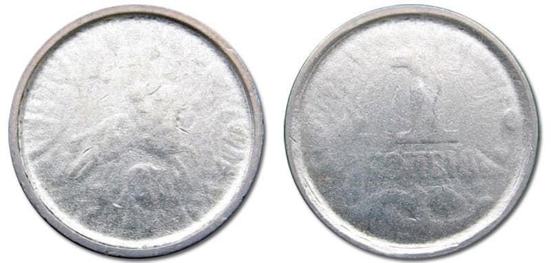 Сильный непрочекан на копейке