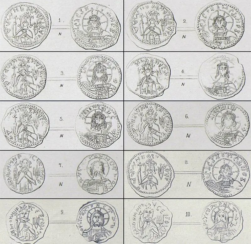 Штемпельные пары златника