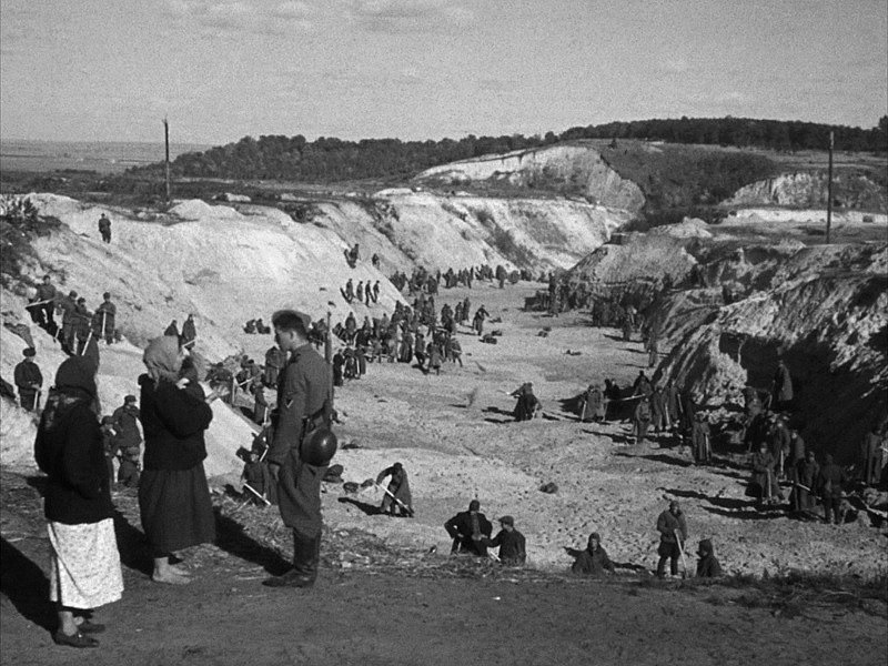 Бабий Яр на фотографии 1941 г.