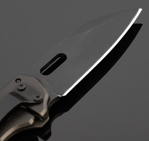 У ножа «Алькор» широкий и короткий клинок типа Drop Point, подходящий для выполнения хозработ