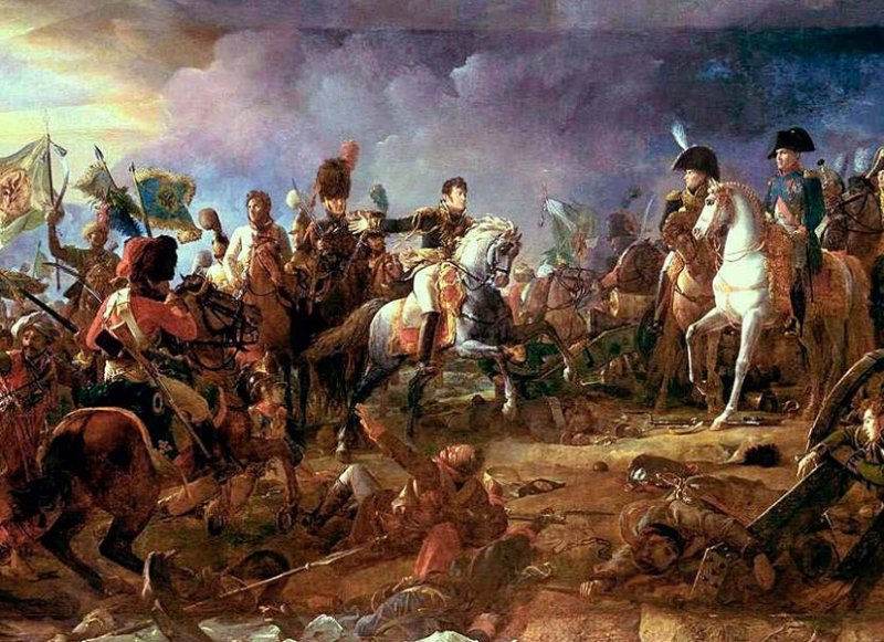 Наполеон в битве при Аустерлице. Картина 1810 г.