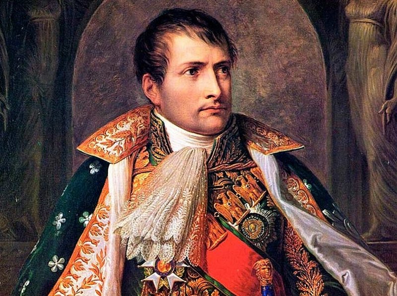 Наполеон, король Италии. Портрет кисти Андреа Аппиани, 1805 г.
