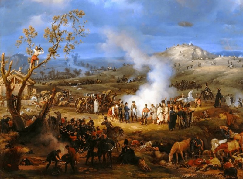 Наполеон перед началом битвы при Аустерлице. Картина 1808 г.