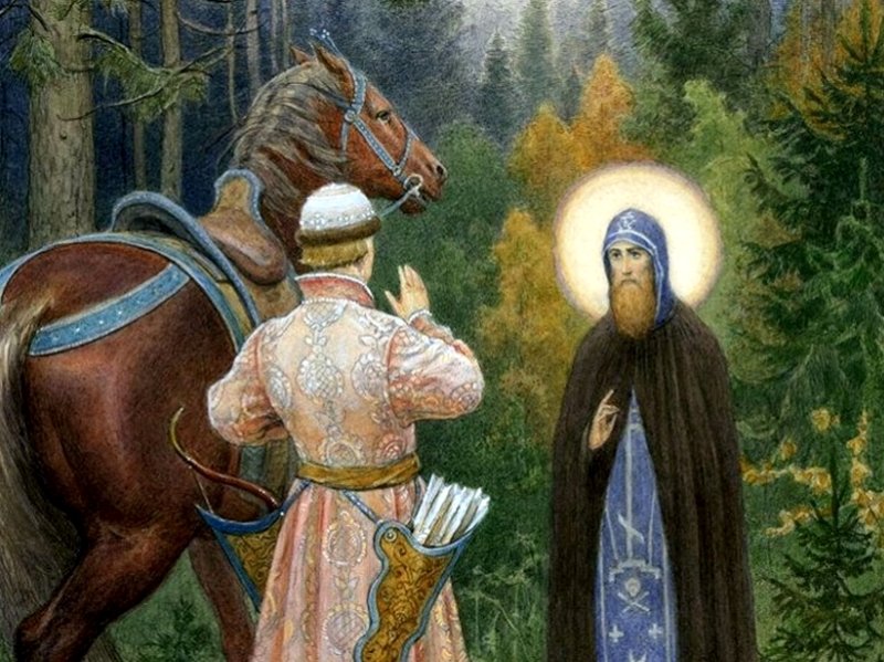 Св. князь Даниил Московский на картине XVI в.