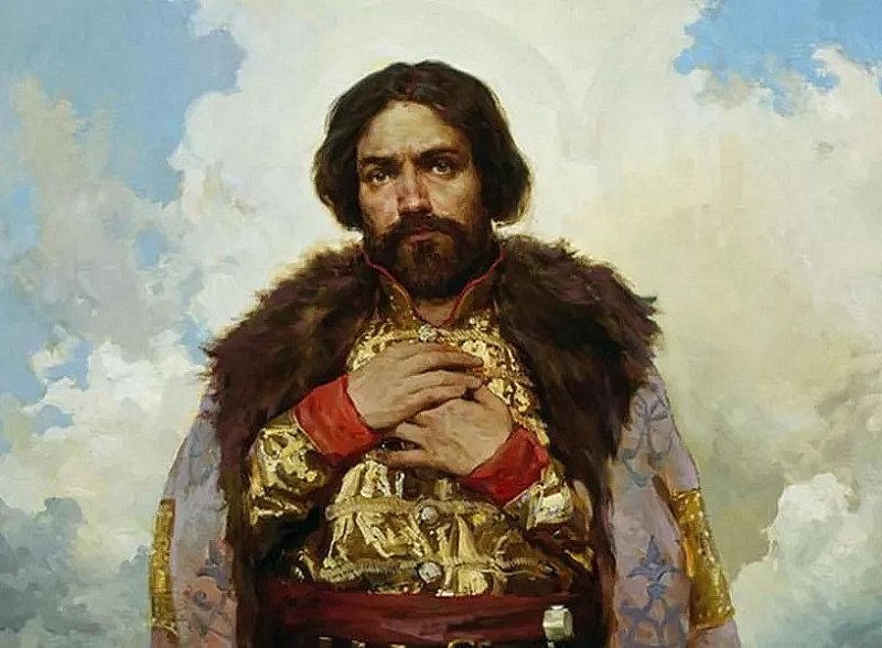 Князь Даниил Московский. Фрагмент современной картины