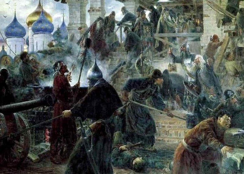 Осада Троице-Сергиева монастыря. Современная картина