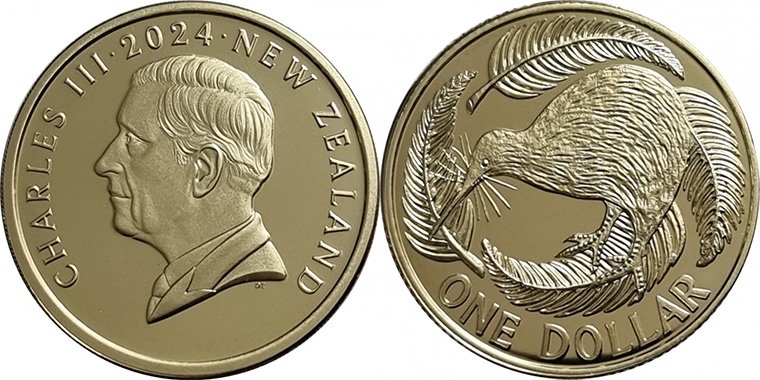 1 доллар Новой Зеландии из наборов