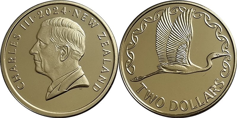 2 доллара Новой Зеландии из наборов