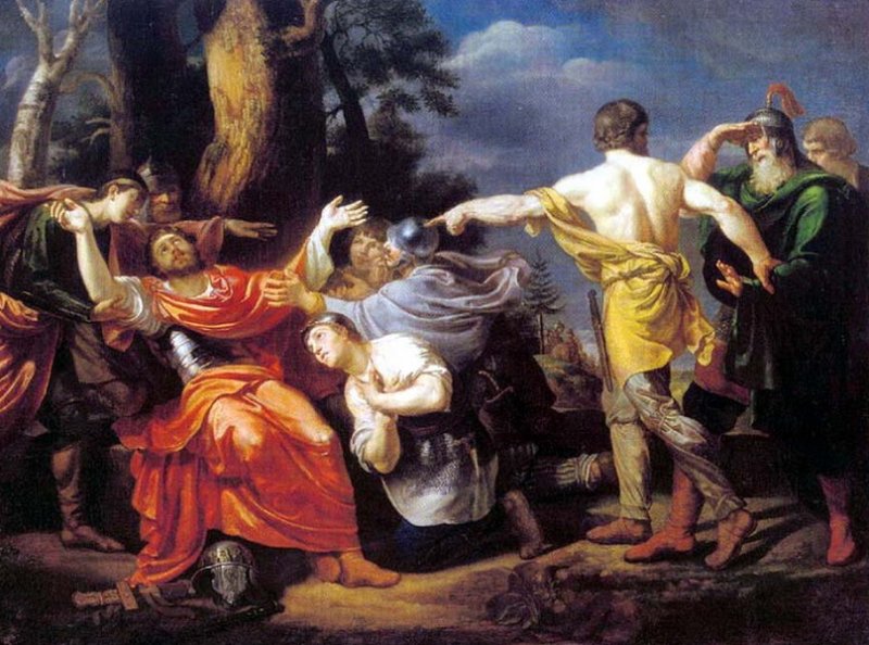 Дмитрий Донской на Куликовом поле. Картина 1805 г.