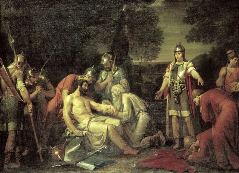 Донской на Куликовом поле. Картина 1824 г.