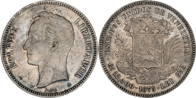 50 сентаво 1873 года