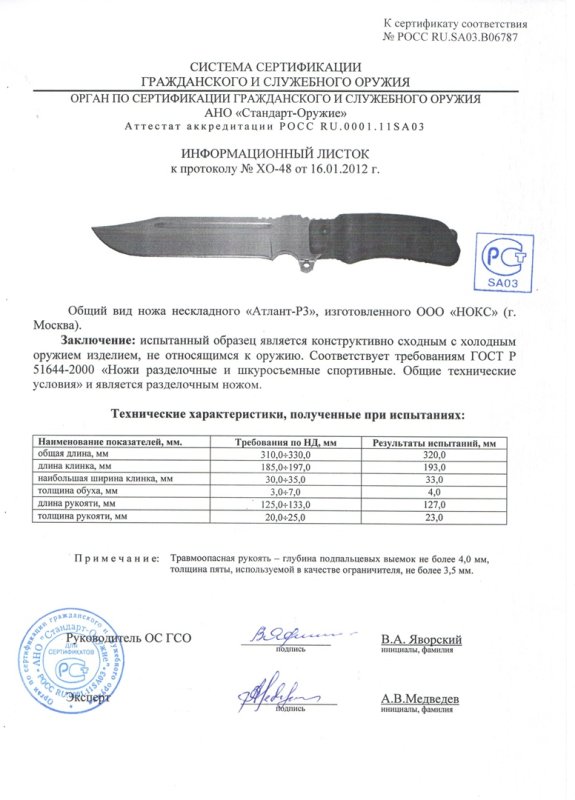 НОКС Атлант-Р3