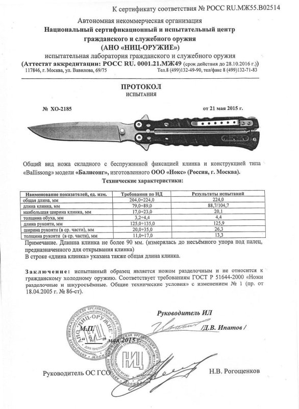 НОКС Балисонг