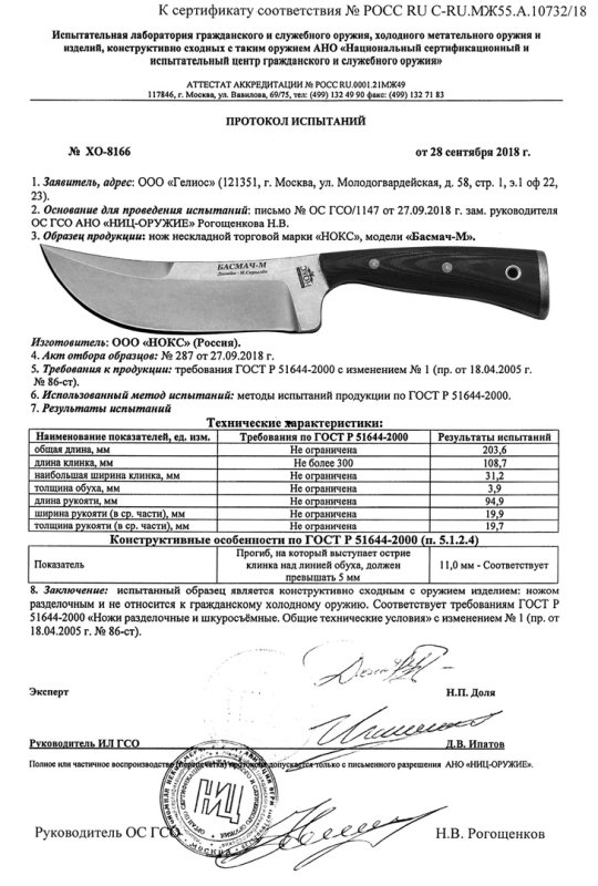 НОКС Басмач-М