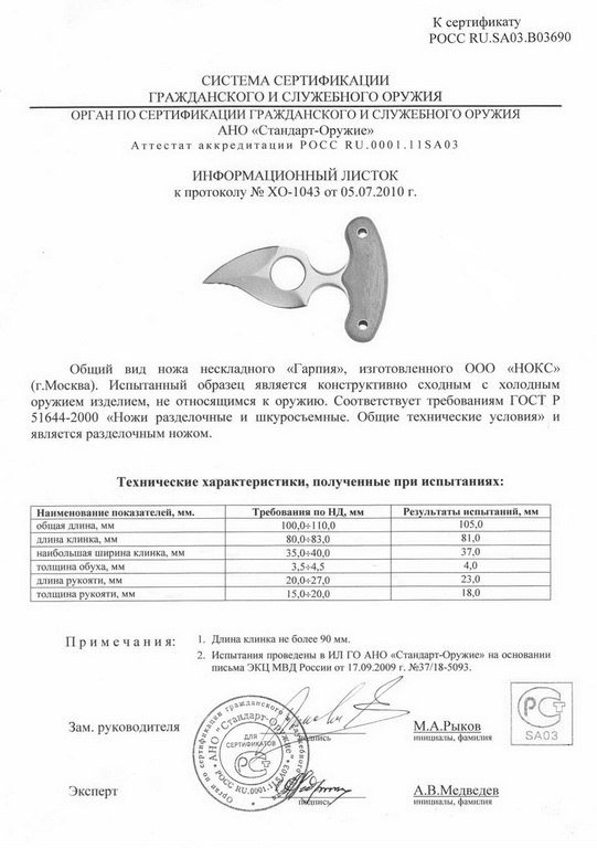 НОКС Гарпия