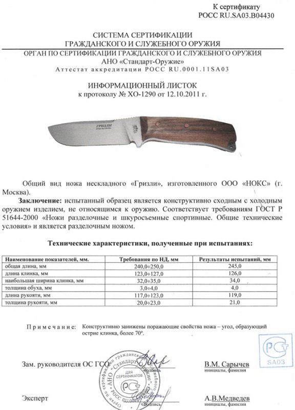 НОКС Гризли (ранняя версия)