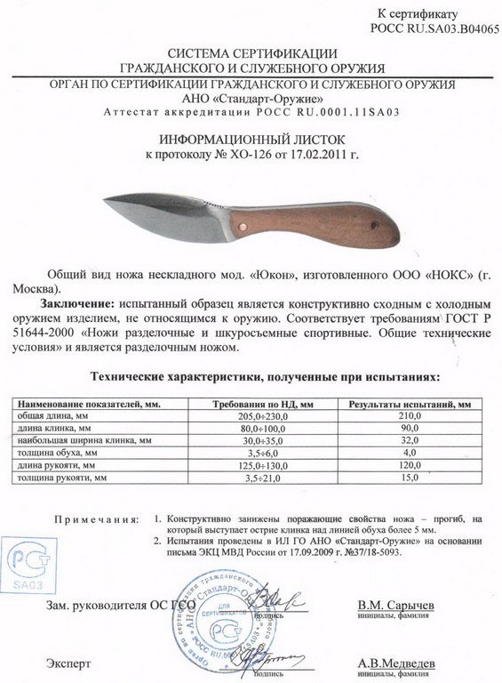 НОКС Юкон (ранняя версия)