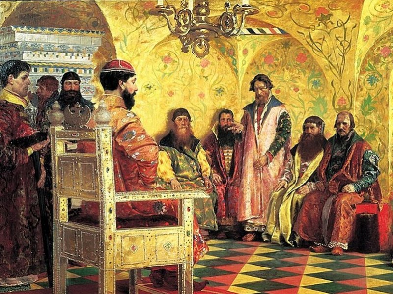 Боярская дума царя Михаила Федоровича, XVI в.