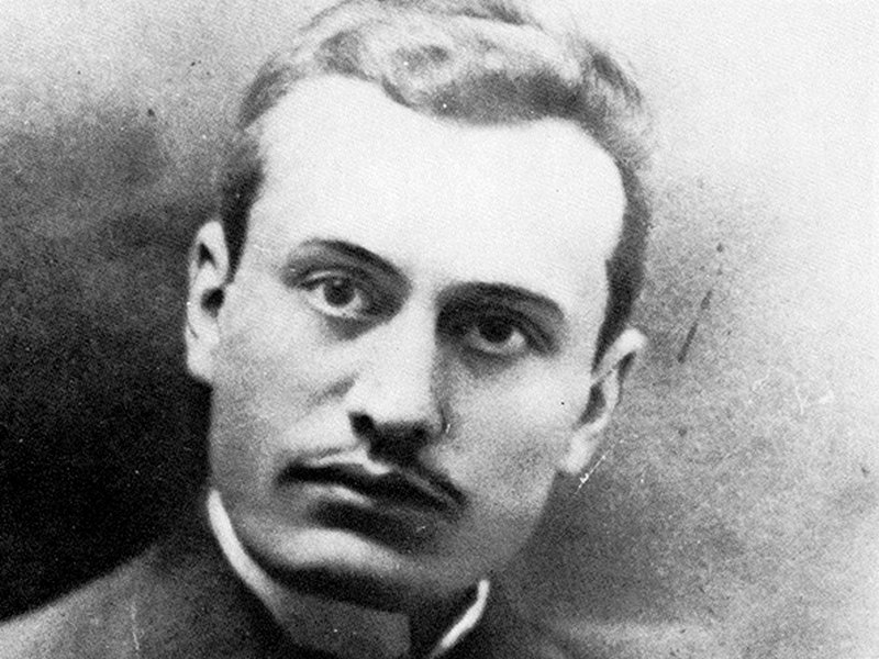 Молодой Муссолини, 1905 г.