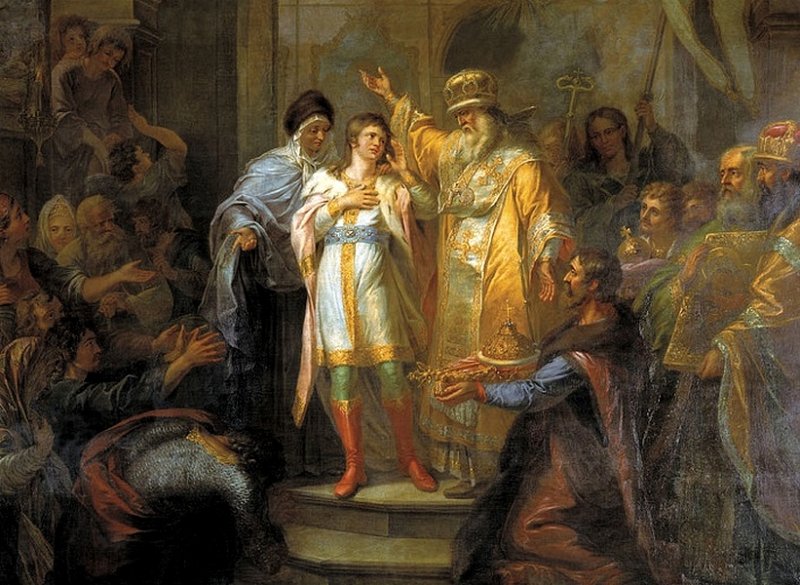 Призвание Михаила Романова на царство. Картина 1790-х гг.