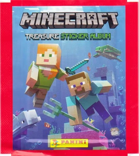 Упаковка коллекционных наклеек серии «Minecraft»