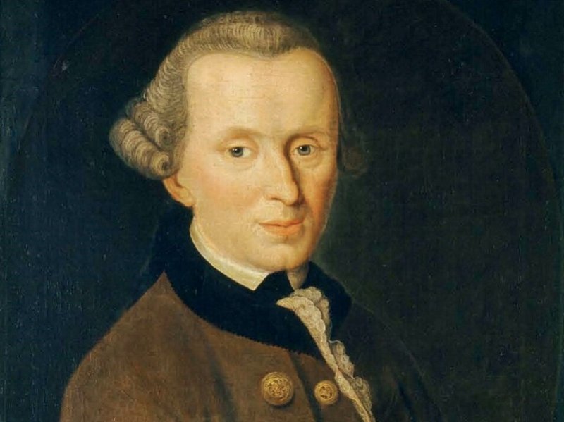 Приверженец натурализма Иммануил Кант. Портрет 1768 г.
