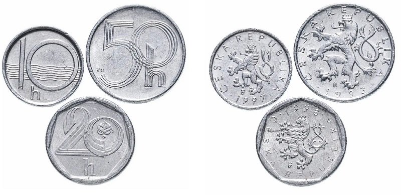 Разменные монеты геллеры, выведенные из обращения
