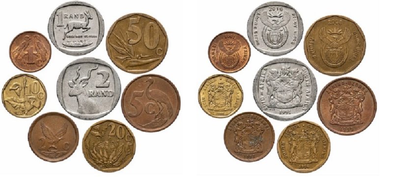 Циркуляционные монеты ЮАР