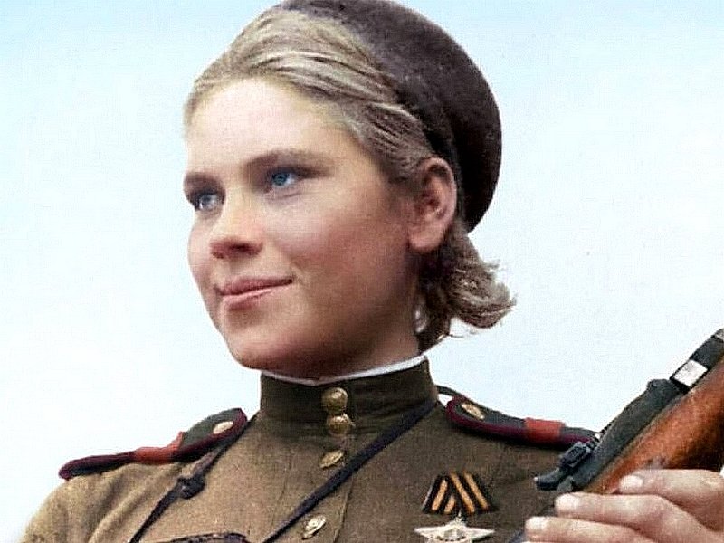 Роза Шанина в апреле 1944 г.