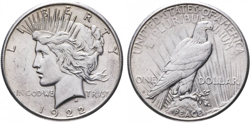 1 доллар 1922