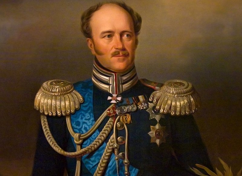Бенкендорф в жандармском мундире. Портрет  1840-х гг.