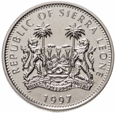 купить 1 доллар (dollar) 1997 Лев Сьерра-Леоне