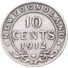 Купить Ньюфаундленд 10 центов 1912