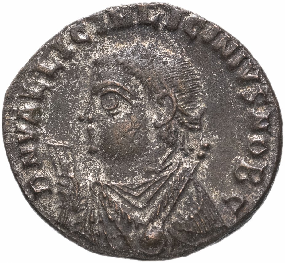 купить Римская империя, Лициний II, 317-324 годы, Нуммий. (Родное Серебрение)