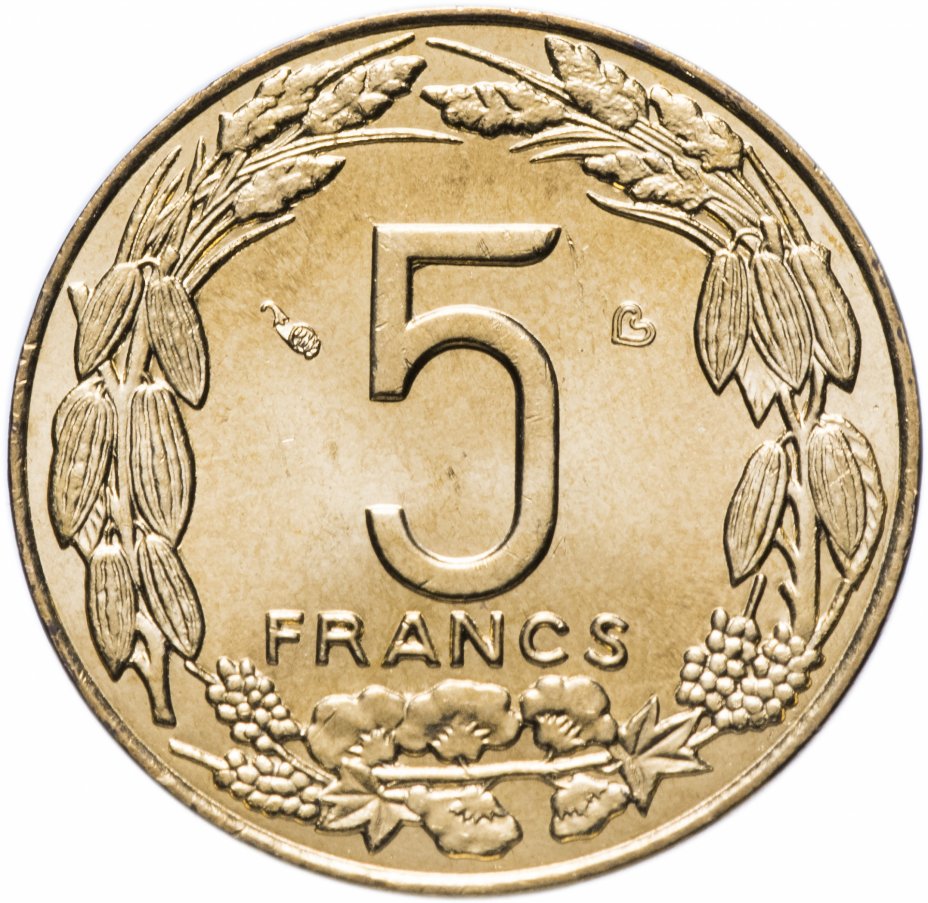 купить Центральная Африка (BEAC) 5 франков (francs) 2003
