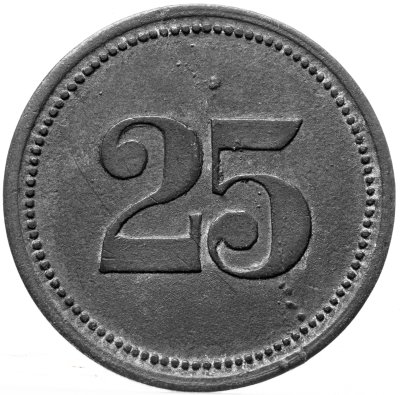 купить Германия нотгельд 25 пфеннигов 1917 Рыночный город Зонтхофен