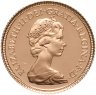 Купить Великобритания 1/2 соверена (sovereign) 1983, с портретом королевы Елизаветы
