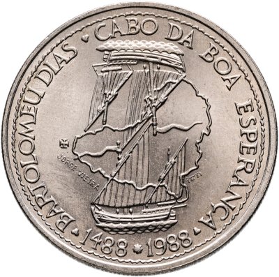 купить Португалия 100 эскудо (escudos) 1988 "Золотой век открытий - Бартоломеу Диаш"