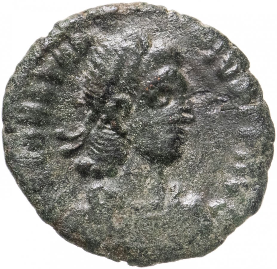 купить Римская Империя, Констанций II, 324–361гг, центенионалий (реверс: император стоит влево, в руках шар и копье)