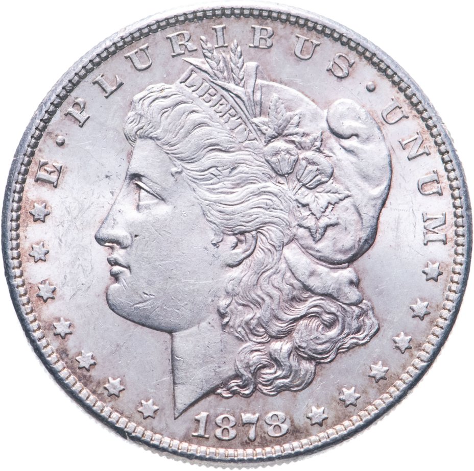 купить США 1 доллар (dollar) 1878 "Доллар Моргана", знак монетного двора: "S" - Сан-Франциско