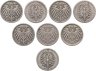 Купить Германия набор из 8 монет 5 пфеннигов (pfennig) 1875-1903