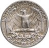 Купить США 25 центов (квотер, 1/4 доллара, quarter dollar) 1964 D "Washington Quarter (Вашингтон)"