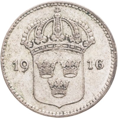 купить Швеция 10 эре (ore) 1916