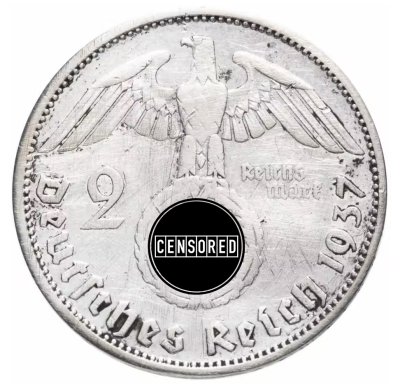 Купить Германия (Третий Рейх) 2 рейх марки 1937 "A"