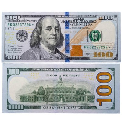 купить США 100 долларов 2017 звезда замещение