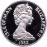 Купить Остров Мэн 1 крона 1982 "Чемпионат мира по футболу 1982, Испания - Гербы"